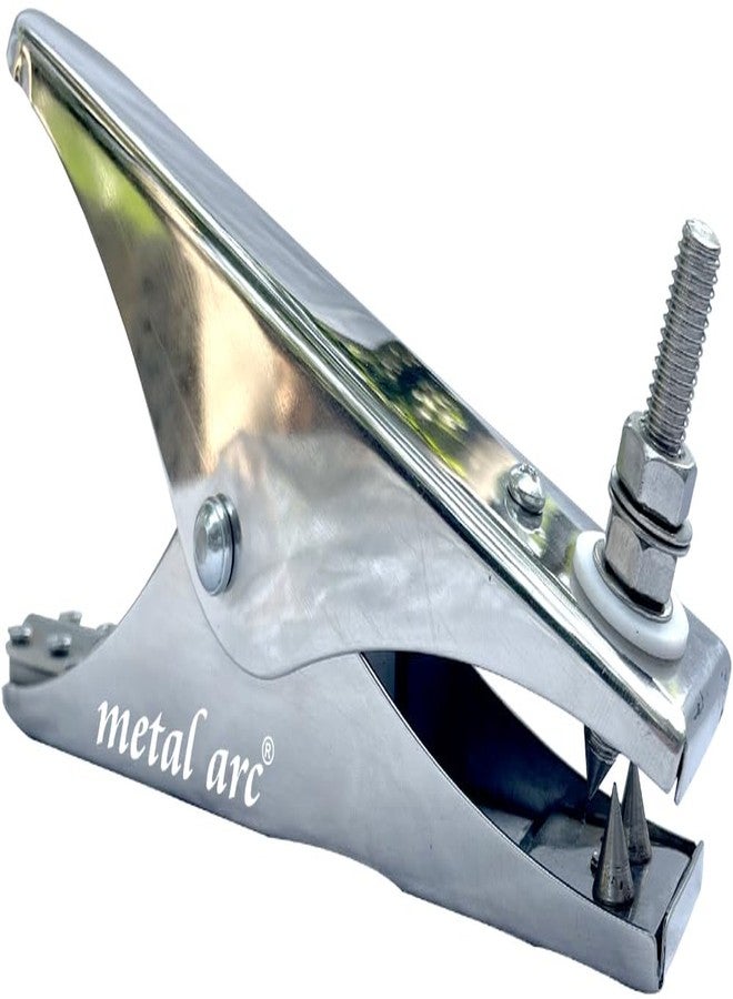 مشبك ثابت احترافي من نوع التمساح من شركة Metal Arc حاصل على علامة ISI، مناسب لصناعة النفط والدهانات والبترول (ECH601SSP، عبوة من 5 قطع) - Image 2